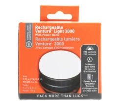 CLEARANCE Rechargeable Venture Light 3000 W/ Powerbank -Sawyer Shop 0140 1305 2