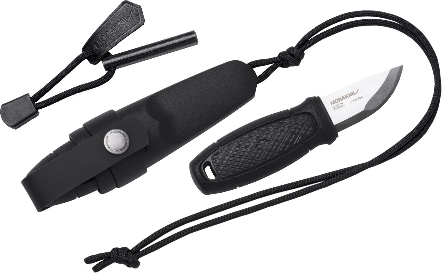 Morakniv Eldris Neck Knife With Fire Starter Kit (Black) 3 Morakniv Eldris Neck Knife With Fire Starter Kit (Black)