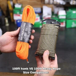 ARM Ready Rope Cord Dispenser W/ 100ft 550 Paracord -Sawyer Shop 2758434 3