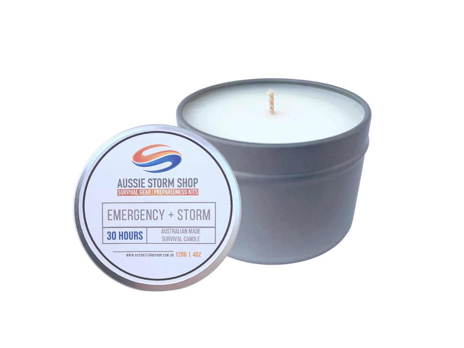Emergency + Storm 30 Hour Long Burn Candle 3 Emergency + Storm 30 Hour Long Burn Candle