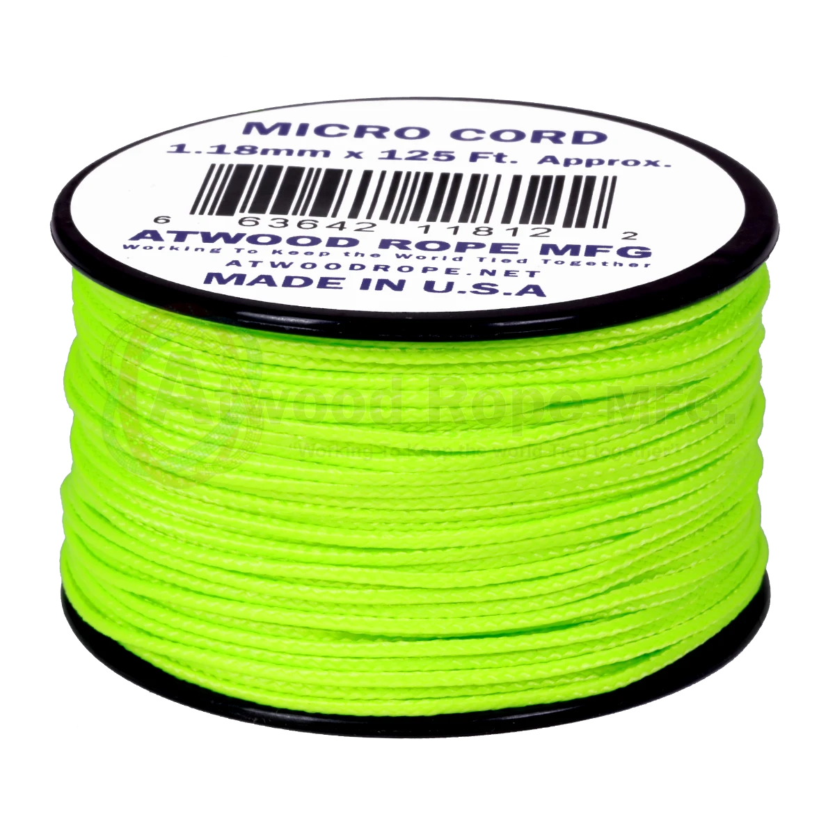Micro Cord Neon Green 3 Micro Cord Neon Green
