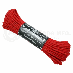 Paracord "Reflective Red" 550 7 Strand (100ft) MADE IN USA