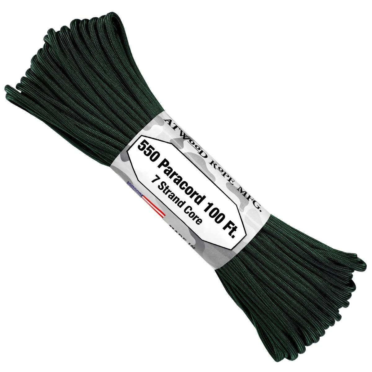 Paracord "Hunter Green" 550 7 Strand (100ft) MADE IN USA 3 Paracord "Hunter Green" 550 7 Strand (100ft) MADE IN USA