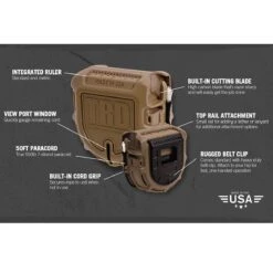 TRD Tactical Rope Dispenser Clear MADE IN USA -Sawyer Shop ARMTRDCLEAR 5