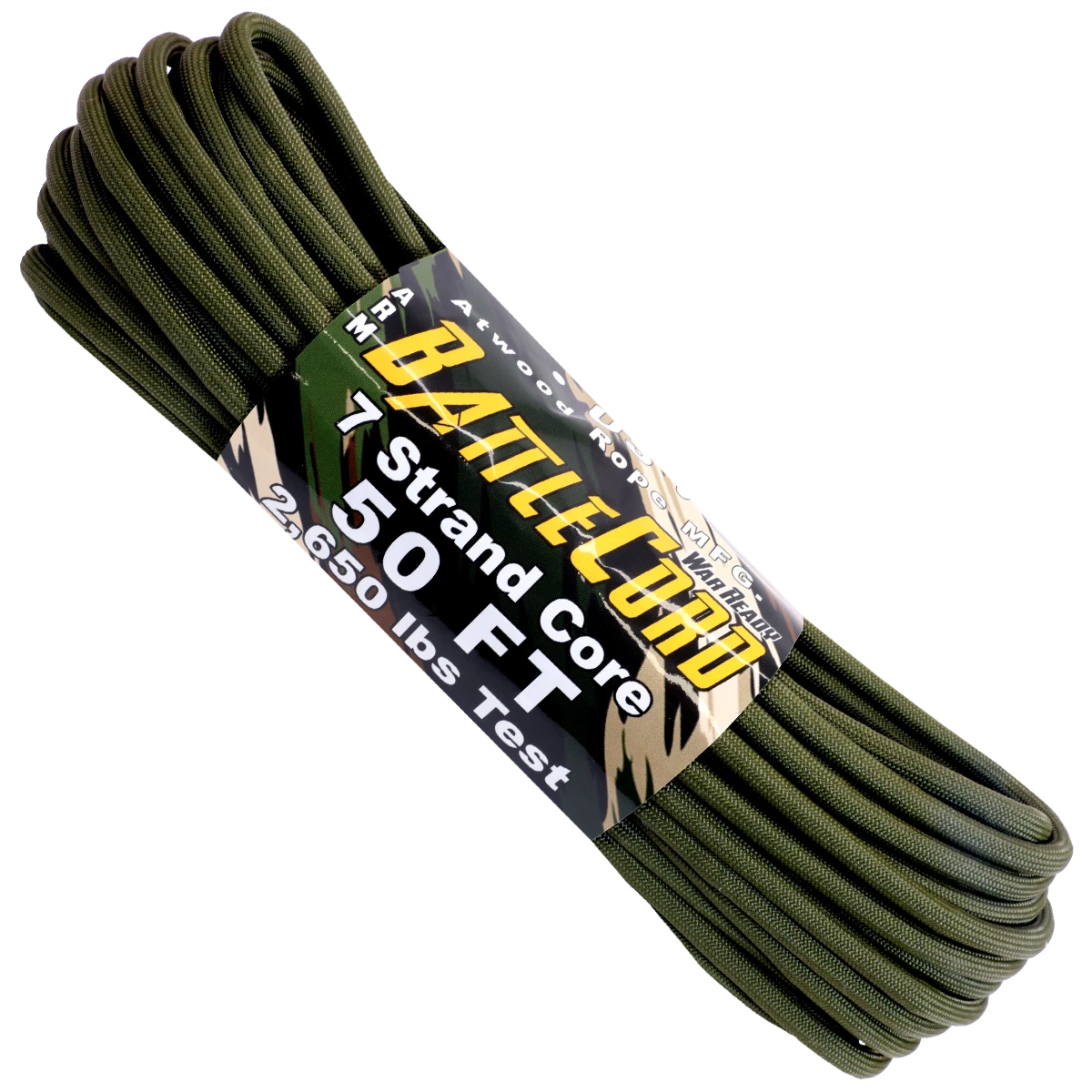 OD Green 5.6mm 7 Strand Heavy Duty Battle Cord Paracord 3 OD Green 5.6mm 7 Strand Heavy Duty Battle Cord Paracord