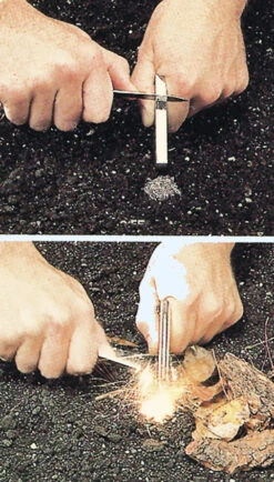 Coghlans Magnesium Fire Starter With Flint Striker -Sawyer Shop COG7870 2