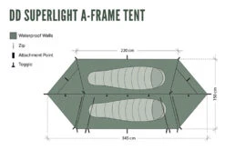 DD Hammocks SuperLight A-Frame Tent & Mesh Tent Combo 13 DD Hammocks SuperLight A-Frame Tent & Mesh Tent Combo -Sawyer Shop DDA FrameTentCombo 3