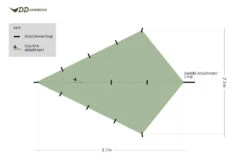 DD Superlight Bikepacker Tarp -Sawyer Shop DDBikepackerTarp 2