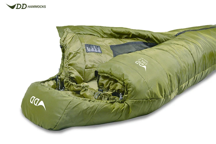 DD Hammocks Jura 2 Sleeping Bag Regular Size OD (Olive Green) 8 DD Hammocks Jura 2 Sleeping Bag Regular Size OD (Olive Green) - Image 6