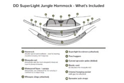 DD Hammocks SuperLight Jungle Hammock (Olive Green) 12 DD Hammocks SuperLight Jungle Hammock (Olive Green) -Sawyer Shop DDSLJungleHammock OG 4