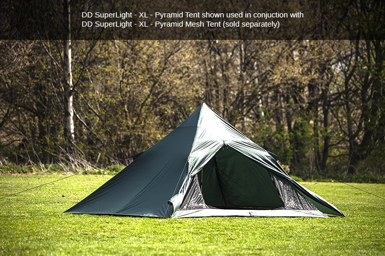 DD SuperLight XL Pyramid Tent (Olive Green) 4 DD SuperLight XL Pyramid Tent (Olive Green) - Image 2