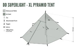 DD SuperLight XL Pyramid Tent (Olive Green) 11 DD SuperLight XL Pyramid Tent (Olive Green) -Sawyer Shop DDSuperLightXLPyramidTent 4