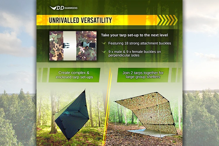 DD Tarp 3mx3m - Pro Olive Green 6 DD Tarp 3mx3m - Pro Olive Green - Image 4