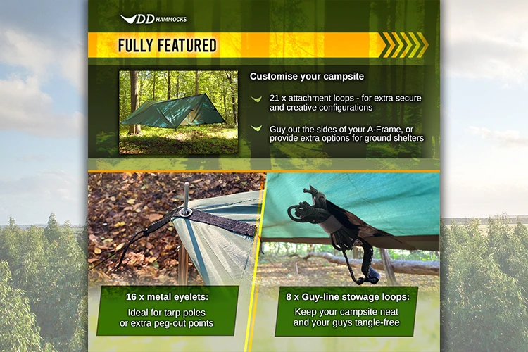 DD Tarp 3mx3m - Pro Olive Green 7 DD Tarp 3mx3m - Pro Olive Green - Image 5