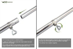 DD Tarp Pole 2.2m X2 Poles -Sawyer Shop DDTarpPole2.2mX2 5