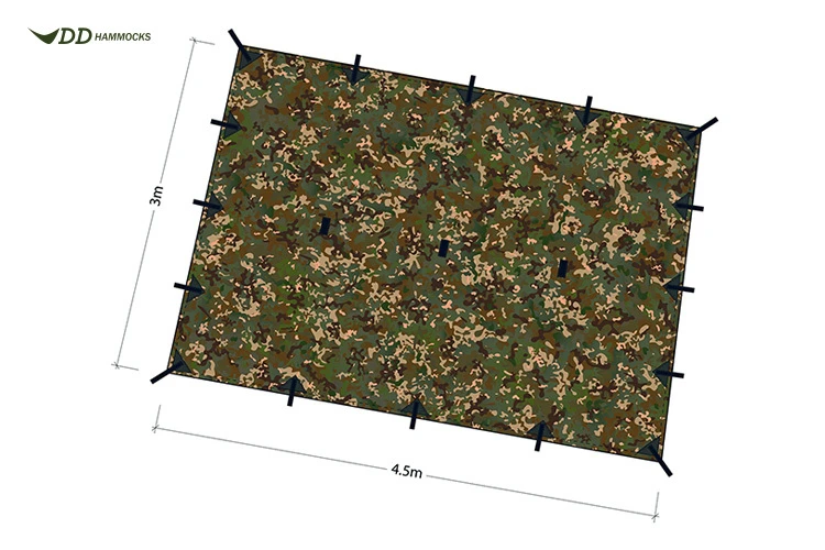 DD Hammocks DD Tarp XL 4.5m X 3m (Multicam) 4 DD Hammocks DD Tarp XL 4.5m X 3m (Multicam) - Image 2