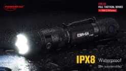 PowerTac E9R-G4 2550 Lumen Rechargeable Tactical Flashlight -Sawyer Shop E9R G4