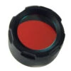 Red Filter For PowerTac E5/E9/E10/Cadet Or Flashlights With 25mm Bezel