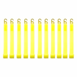 Emergency 8 Hour Glow Stick Yellow 10 Pack +1 Free