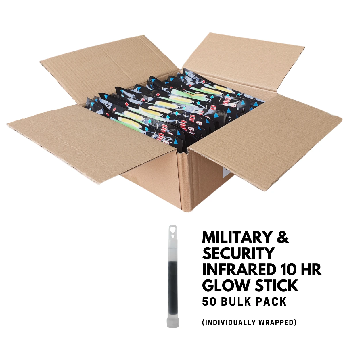 Infrared 10 Hr Glow Stick 50 Pack 4 Infrared 10 Hr Glow Stick 50 Pack - Image 2