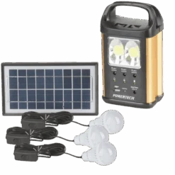 Portable Off Grid Solar Kit With LED Lights