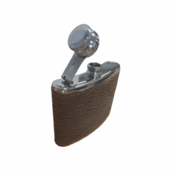 Shark Skin Flask S/S 4oz Max Capdebarthes 7 Shark Skin Flask S/S 4oz Max Capdebarthes -Sawyer Shop MCFL4S 2