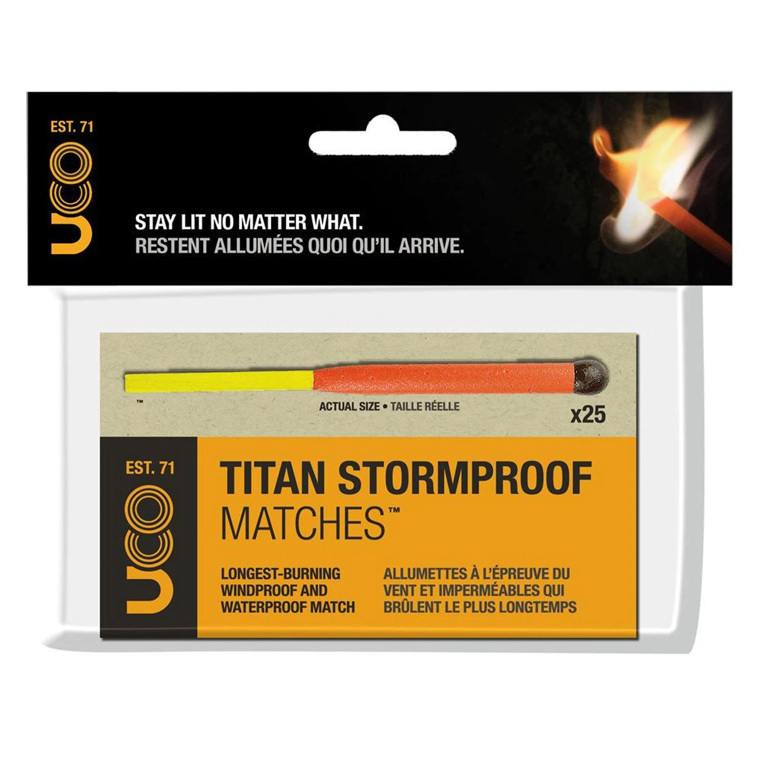 UCO Titan Stormproof Matches 25 Pack 4 UCO Titan Stormproof Matches 25 Pack - Image 2