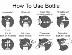 PAANY! Collapsible Silicone Water Filtration Bottle 750ml 13 PAANY! Collapsible Silicone Water Filtration Bottle 750ml -Sawyer Shop PAANY WaterBottle 2