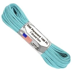 Paracord "Carolina Blue" 550 7 Strand (100ft) MADE IN USA 5 Paracord "Carolina Blue" 550 7 Strand (100ft) MADE IN USA -Sawyer Shop PARA550CAROLINABLUE 1