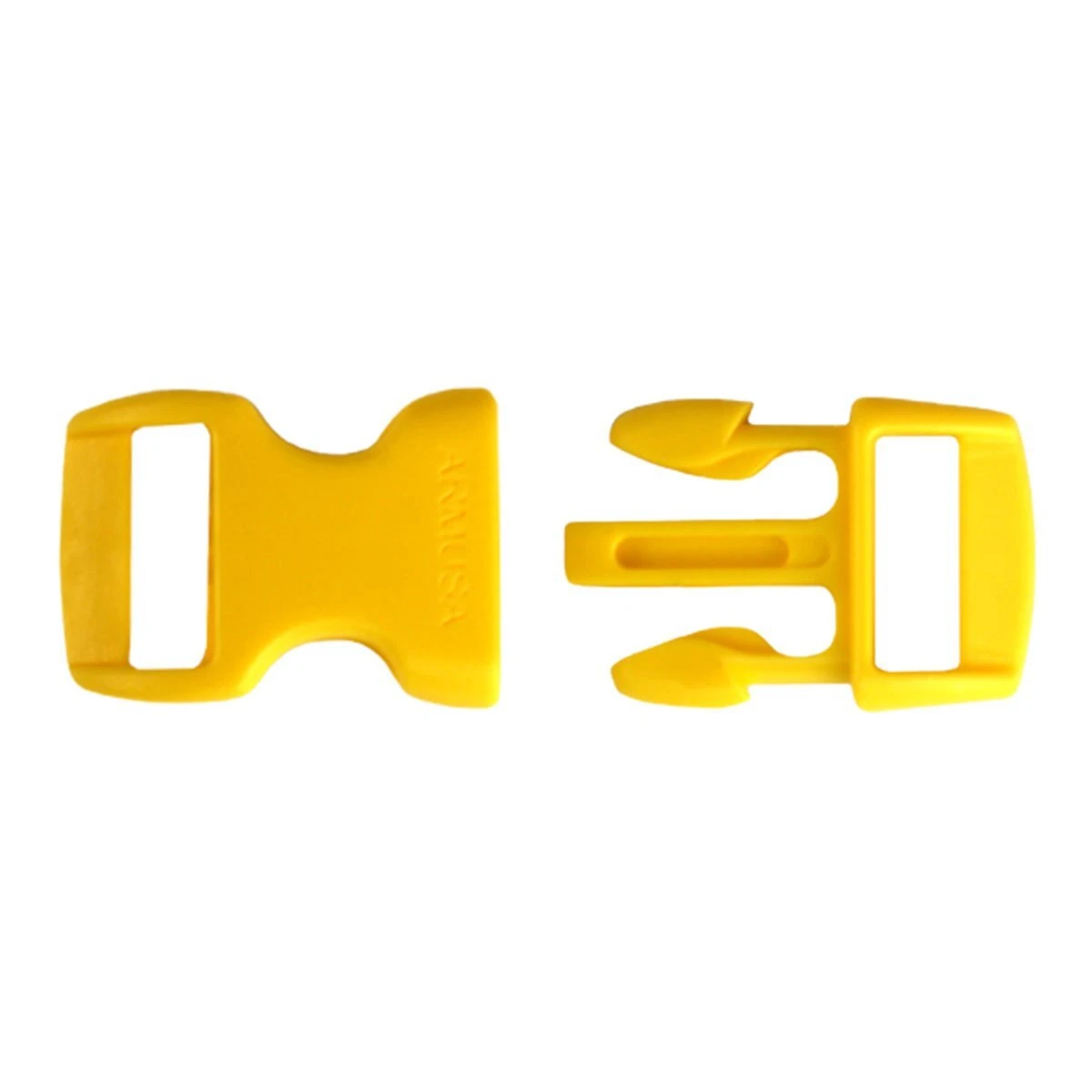 Paracord Side Release Buckle YELLOW Single (each) 4 Paracord Side Release Buckle YELLOW Single (each) - Image 2
