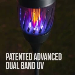 Solar Torch Zapper W/ Flickering Flame 9 Solar Torch Zapper W/ Flickering Flame -Sawyer Shop SKE ZAP 1008 A 2